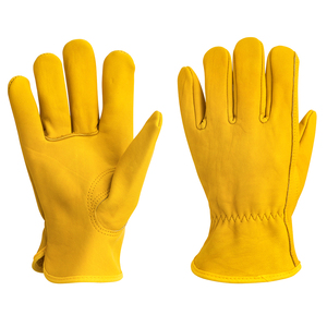 Nouveauté, article tendance, gants de sécurité en cuir de haute qualité, design dernier cri, couleur personnalisée, gants de sécurité de travail protecteurs - Product Image 1