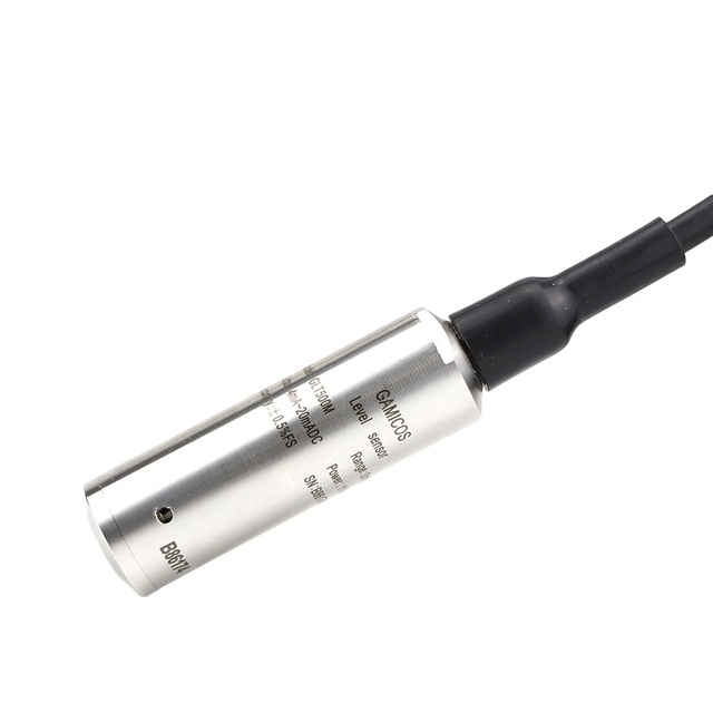 GLT500 Submersible Liquid Level Transmitter RS485 Digital Output 200m Range Waterproof for Wastewater Dam Reservoir Monitoring