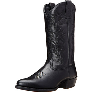 Stivali <span class=keywords><strong>da</strong></span> Uomo Stile Western Vintage con Logo Personalizzabile, a Metà Polpaccio in Vera Pelle, Modello Slip-On Cowgirl <span class=keywords><strong>Cowboy</strong></span> <span class=keywords><strong>da</strong></span> Caviglia per la Primavera - Product Image 4