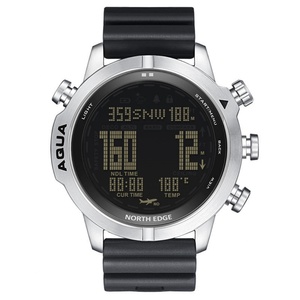 Montre professionnelle NORTH EDGE pour homme, plongée sous-marine, NDL (No Deco Time), 50M, altimètre, baromètre, boussole, neuve - Product Image 1