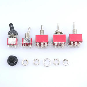 Mt <b>Toggle</b> <b>Switch</b> Mts102 3 Pin 2 Position 6 Pin 9 Pin 12 Pin Waterproof Cap Ip40 Copper Pins 16mm Installation - Product Image 3