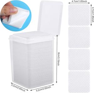 Absorbent Nail <b>Polish</b> Remover <b>Pads</b>- Disposable Lint Free Wipes for Nail <b>Polish</b> Removal Nail Care - Product Image 2