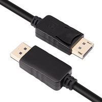 Kabel DisplayPort DP 1.4 Definisi Tinggi 4K Male to Male 1.8M untuk PC Laptop Monitor TV Proyektor