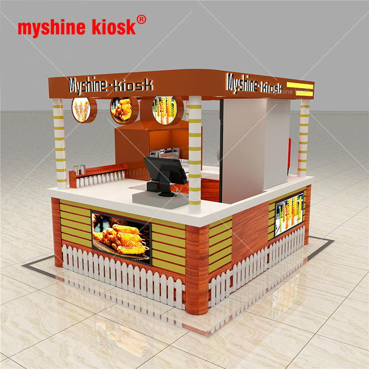 Высококачественный пищевой киоск Myshine, стойка для мороженого, Крытый киоск для запекания картофеля