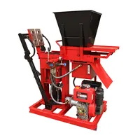 HF1-25 Handleiding Klei Blok Machine Eco Cement In Elkaar Grijpende Baksteen Machine Prijs