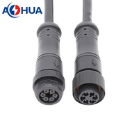 كابل تمديد مخصص للسيارات 22-24 AWG، موصل ذكر إلى أنثى، مقاوم للماء، 5 سنون، نوع معدني، تشكيل الأسلاك