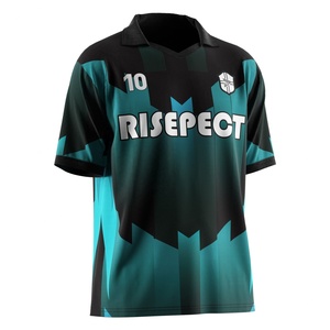 Camiseta de Fútbol Personalizada con Cuello Polo en V, con Inserciones que Controlan la Humedad, Tejido de Secado Rápido y Corte Ajustado para el Día del Partido - Product Image 5