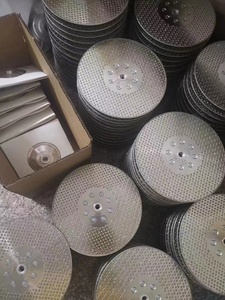 <span class=keywords><strong>Disque</strong></span> de coupe et de meulage diamanté électroplaqué à face unique, forme ronde, pour marbre et céramique, avec bride M14 - Vente chaude - Product Image 4