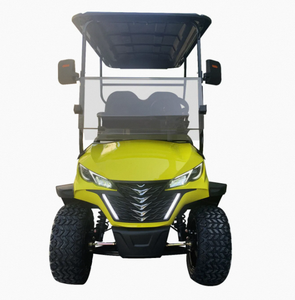 รถกอล์ฟอลูมิเนียมสุดหรู 4 ที่นั่ง มอเตอร์ AC 5KW แบตเตอรี่ลิเธียมแบบชาร์จไฟได้ 24 โวลต์ ระยะทางวิ่ง 36 หลุม รับน้ำหนักได้ 300 กก. สำหรับเล่นกอล์ฟ - Product Image 2