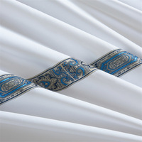 500 TC ensemble de draps de lit King Size draps de lit en coton en gros