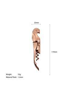 Tùy Chỉnh Thép Không Gỉ Rượu Vang Mở Với Tất Cả Các Thép Xử Lý Sommelier Của Người Bồi Bàn Của Người Bạn Sử Dụng Nhà Thanh Cá Nhân Hoá Biểu Tượng Tùy Chỉnh - Product Image 3