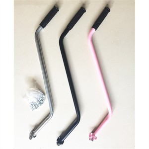 Manillar de Metal con Barra de Empuje para Bicicleta Infantil, Ayuda para Montar, para Niños de 4 a 6 Años, Pieza para Vehículo de Dos Ruedas Q-151 - Product Image 2