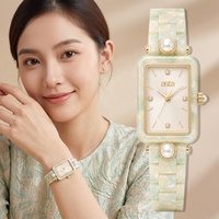 Asta Montre Quartz Femme Acétate Haute Qualité Doux Frais Divers Coloris Style Bureau Cadeau OEM Low MOQ