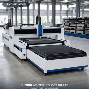 Turnkey 6000W Fiber <b>Laser</b> <b>Cutting</b> <b>Machine</b> 3015 CNC Double Exchange Table CE Certified Installation Training <b>Metal</b> Fabrication - Product Image 1