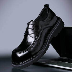 รองเท้าหนังธุรกิจผู้ชายสุดหรูแห่งปี 2025 ระบายอากาศได้ดี กันลื่น น้ำหนักเบา ผูกเชือก หนังแท้ - Product Image 6