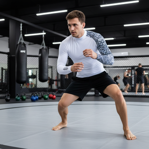 Eagle View Rashguard Unisexe à Manches Longues à Impression Numérique Personnalisée, Compression, Séchage Rapide, Spandex/Nylon, MMA, Grande Taille - Product Image 3