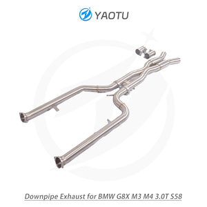 YT thích hợp cho các BMW g8x m3m4 3.0T S58 phần giữa hai mặt nhà máy chạy phiên bản bình thường chải ống xả - Product Image 6