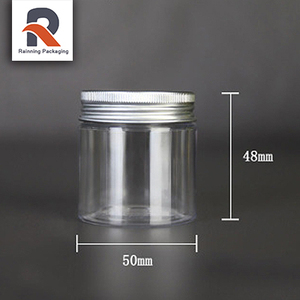 Cấp Thực Phẩm Rõ Ràng Nhựa Container <span class=keywords><strong>60Ml</strong></span> PET Nhựa Jar/Chai Cho Bơ Đậu Phộng Mật Ong Mứt - Product Image 2