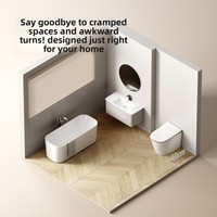 WC intelligent électrique moderne 110V pour la maison et l'hôtel, avec bidet, télécommande, siège chauffant, automatique, noir, salle de bain