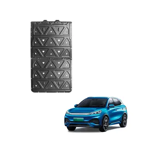 Accesorios Atto3 Yuan Plus, placa de deslizamiento de batería de aleación de aluminio y magnesio, Placa de protección debajo de la carrocería para Byd Atto 3