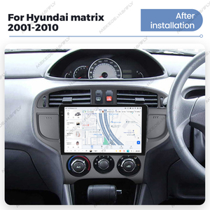 DUDUAUTO per <span class=keywords><strong>Hyundai</strong></span> <span class=keywords><strong>Matrix</strong></span> 2001-2010, Sistema Multimediale Android Modificato con Navigazione Bluetooth, Car-play e Schermo Retrovisore - Product Image 4