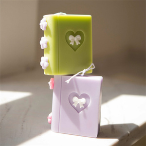 Bougies d'<span class=keywords><strong>aromathérapie</strong></span> créatives <span class=keywords><strong>livre</strong></span> simulé forme de cahier bougie parfumée anniversaire pour cadeau décoration de la maison - Product Image 4