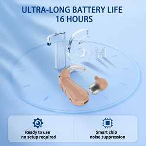 Nouveau client 30% de réduction <span class=keywords><strong>Promotion</strong></span> Aides auditives pour adultes derrière l'oreille 16 canaux Dispositifs d'écoute fonctionnels clairs Rechargeables - Product Image 2