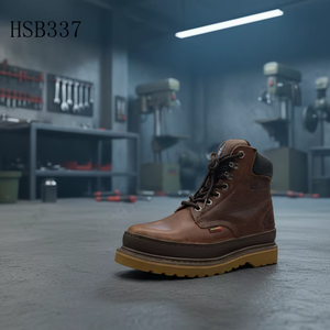 Chaussures de sécurité en daim brun HY, Stampings Workshop, avec boucles de traction, semelle en caoutchouc <span class=keywords><strong>Goodyear</strong></span> 4 couches, norme S3, modèle HSB250 - Product Image 5