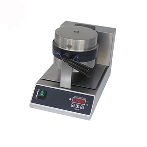 Machine à gaufres commerciale électrique à gaufres de 18cm de diamètre et d'épaisseur antiadhésive à commande numérique (WB-03D) - Product Image 2
