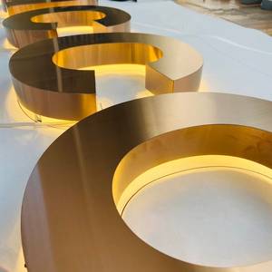 Biển hiệu chữ cái logo tùy chỉnh cắt laser acrylic, biển hiệu văn phòng, biển hiệu tòa nhà, biển hiệu logo tiệm làm đẹp, biển hiệu tường, chữ cái có đèn nền LED - Product Image 6