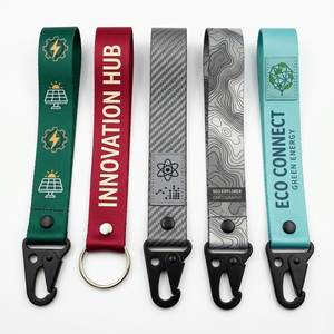 Lanière promotionnelle en polyester de haute qualité avec impression personnalisée et logo privé - Product Image 2