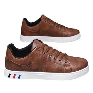 Scarpe in Pelle da <span class=keywords><strong>Uomo</strong></span> <span class=keywords><strong>Taglia</strong></span> Grande <span class=keywords><strong>48</strong></span> con Lacci, Design Casual Impermeabile e Piatto per Primavera, Estate, Autunno e Inverno, Tendenze Moda - Product Image 1