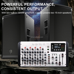 TNH UFX6 Professional 6 Channels <strong>DJ</strong> <strong>Controller</strong> Audio Mixer USB <strong>Interface</strong> 99DSP 48V Phantom Power - Product Image 5