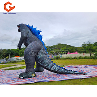 Modèle de Godzilla gonflable géant Modèle de dinosaure gonflable personnalisé Cartoon pour décoration