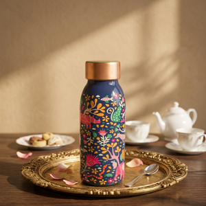 Botella de Agua de Cobre de Uso Diario, 500 ml, Botella a Prueba de Fugas, Botella Duradera de Uso Diario, Botella de Agua de Cobre Puro, a Prueba de Fugas y Auténtica - Product Image 1