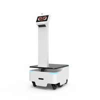 Plateforme de robot mobile compacte Hussar PRO pour la logistique d'usine, capacité de charge de 100 kg, autonomie de 8 à 10 heures