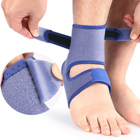 Orthèse de cheville sportive avec coussinet de protection en silicone pour talon, manchon de soutien stabilisateur en SBR pour adulte, idéal pour le basketball