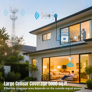 Лучший домашний усилитель сигнала сотового телефона поддерживает 5G 4G LTE 3G 6000 кв. фут покрытие для дома, офиса, склада, ретрансляторы - Product Image 2