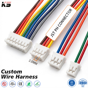 ชุดขั้วต่อสายเคเบิล5พิน4pin,หัวต่อ2.0 3pin ระยะพิทช์2.0แบตเตอรี่ขั้วต่อ Mini Micro 3pin ปลั๊ก Jst Ph 2 2.0มม. 2pin สายเคเบิล - Product Image 1