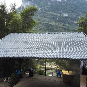 Matériaux de construction classiques, durables, résistants à la chaleur, résistants à la grêle, types de bardeaux en plastique PVC pour les toits plats des maisons - Product Image 3