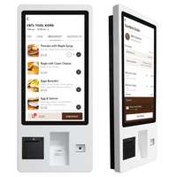Máquina de pedido de restaurante KFC McDonald's, 23,6, 27, 32 pulgadas, Android, rk3399, 2g, 16gb