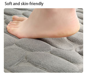 חם למכירה בסגנון מודרני יבש מהיר במיוחד מים סופג מים סופג ללא החלקה רכה זיכרון קצף מקלחת אמבטיה רצפה מחצלת למלון הבית - Product Image 6