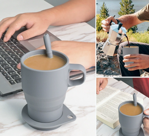 Tazas Sublimables 2026, Plegables, Ecológicas, de Silicona, Libres de BPA, Aptas para Lavavajillas y Microondas, con Caja de Regalo - Product Image 1