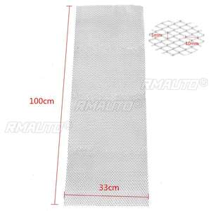 100x33cm <b>Mesh</b> Aluminium Car Bumper Grille Grill <b>Mesh</b> <b>Net</b> Vent for BMW for Benz for VW for Audi for Ford Front Racing Grills - Product Image 2