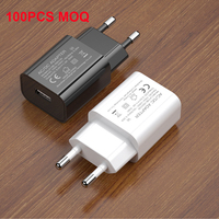 Adaptor Dinding USB Satu Port 5V 1A Shenzhen Lvxiangyuan, Colokan EU, Pengisi Daya Kubus untuk Rumah dan Perjalanan, Bersertifikasi CE RoHS ERP REACH
