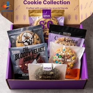 Customized logo Printed Design Food Grade Baking Packaging <strong>Bread</strong> <strong>Bag</strong> Laminated Plastic Small Clear Heat Sealing Cookie <strong>Bags</strong> - Product Image 2