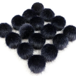 2024 vendita calda 7cm in finta pelliccia di visone pon pon di pelliccia <span class=keywords><strong>Pompon</strong></span> <span class=keywords><strong>Pompon</strong></span> con elastico per vestiti da te cappelli pantofole sandali scatole da imballaggio - Product Image 6