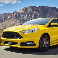 Para Ford Focus S / SE / ST 2015-2018 carcasa cromada halógena montaje de lámpara de faros laterales transparentes F02502339