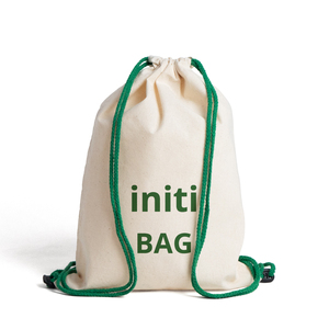 Custom Logo Size Canvas Drawstring <b>Backpacks</b> Promotional Gift Cotton Linen Drawstring Dust Bag for Sports - Product Image 2