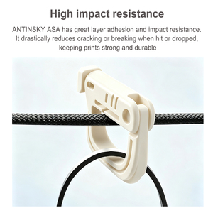 Filament d'impression 3D Antinsky ASA 1,75 mm 1 kg, résistance à la chaleur, haute résistance, résistance à l'usure, qualité d'impression supérieure, 240°C - Product Image 4